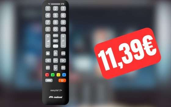 Telecomando universale Meliconi 2-in-1 in MEGA SCONTO su Amazon