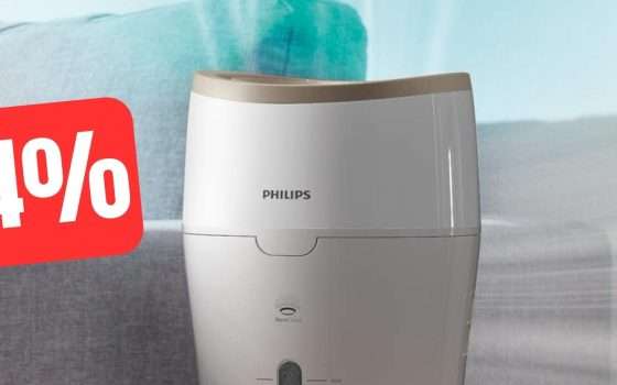 Umidificatore Philips in offerta: migliora facilmente l'aria di casa