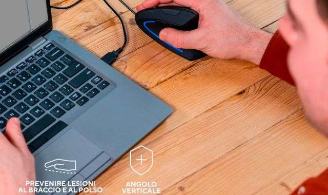 Vantaggi Trust Verto Mouse verticale
