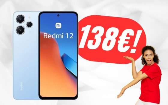 Xiaomi Redmi 12 a solo 138€ grazie al COUPON ESCLUSIVO