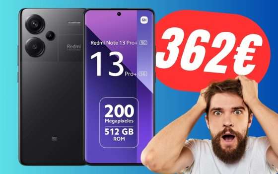 Il COUPON ESCLUSIVO fa CROLLARE il prezzo di Xiaomi Redmi Note 13 Pro+