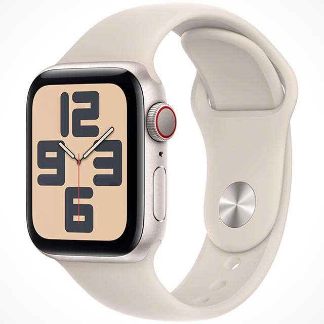 Lo smartwatch Apple Watch SE di seconda generazione nella colorazione Galassia