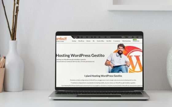 Aruba, crea un sito web con l'Hosting WordPress da 19,90€