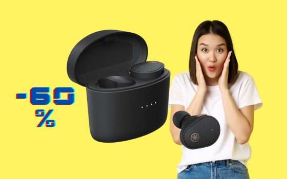Auricolari Yamaha al 60% di SCONTO: musica e gaming al top