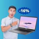 ASUS Chromebook Plus: SUPER sconto del 16% su Amazon
