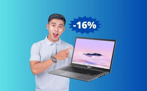 ASUS Chromebook Plus: SUPER sconto del 16% su Amazon