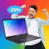 ASUS Vivobook Go: OLTRE 100 euro di sconto (-33%)