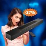 Bose Smart Soundbar 600: ELEVA la tua esperienza sonora (-27%)