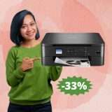 Stampante multifunzione Brother: MEGA sconto del 33%