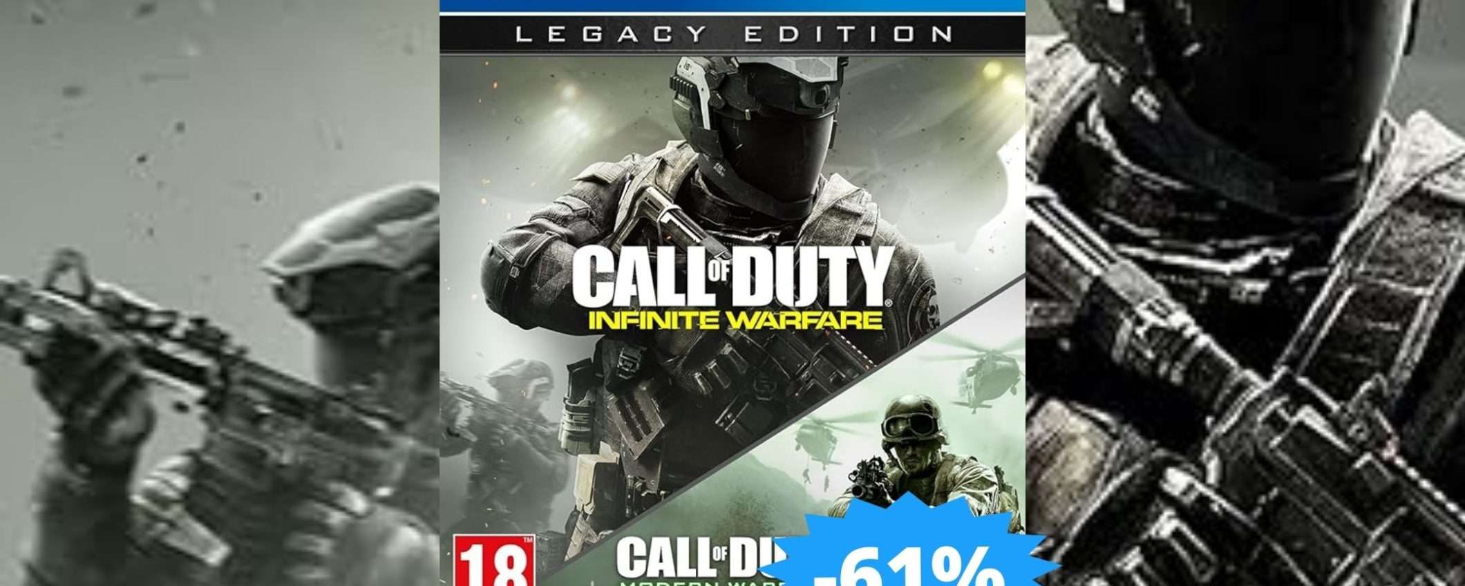 Call of Duty Infinite Warfare PS4: CROLLO del prezzo (-61%)