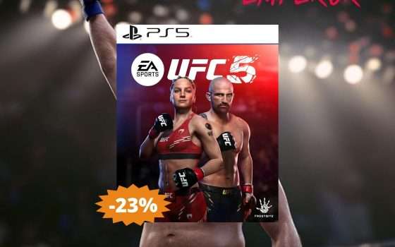 EA SPORTS UFC 5 PS5: sconto IMPERDIBILE del 23% su Amazon