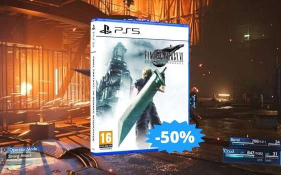 Final Fantasy VII Remake: il viaggio continua su PS5 (-50%)