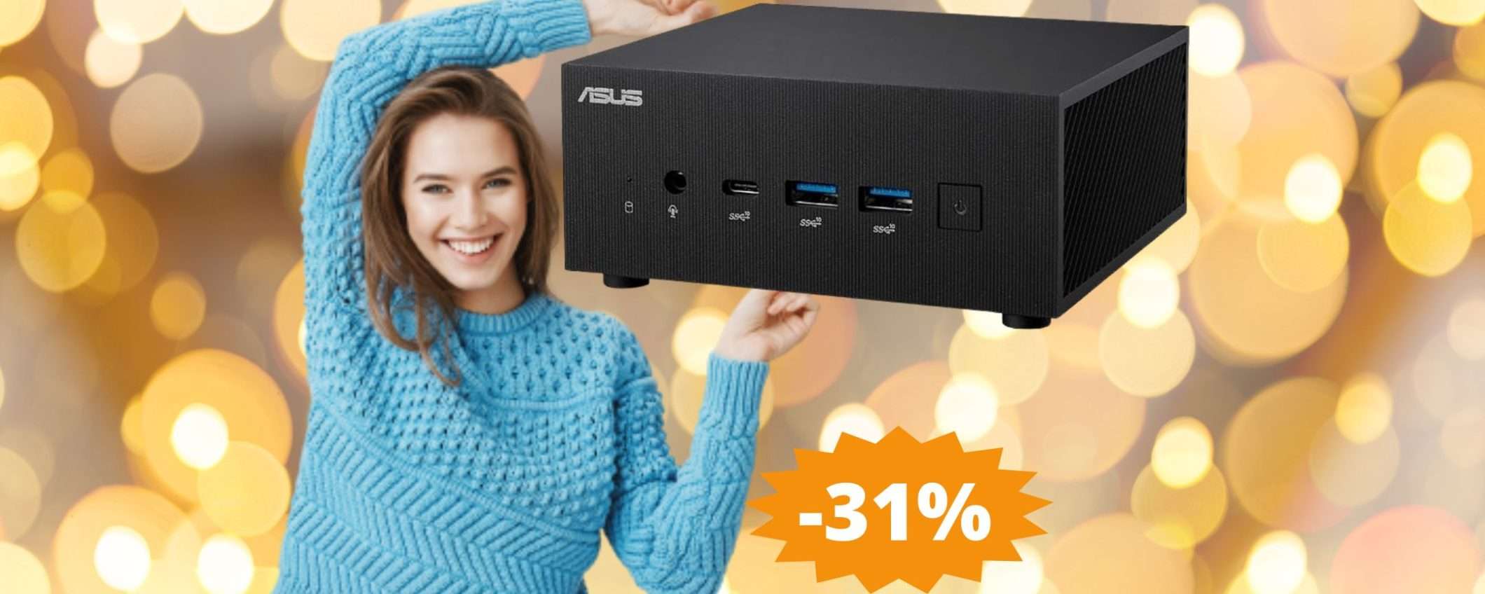 Mini PC ASUS PN64: MEGA sconto del 31% su Amazon