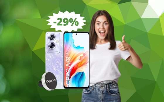 OPPO A79: IRRESISTIBILE con questa colorazione (-29%)