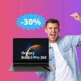 Samsung Galaxy Book3 Pro 360: sconto ASSURDO di 700 euro