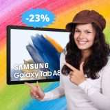 Samsung Galaxy Tab A8: sconto IMBATTIBILE del 23% su Amazon