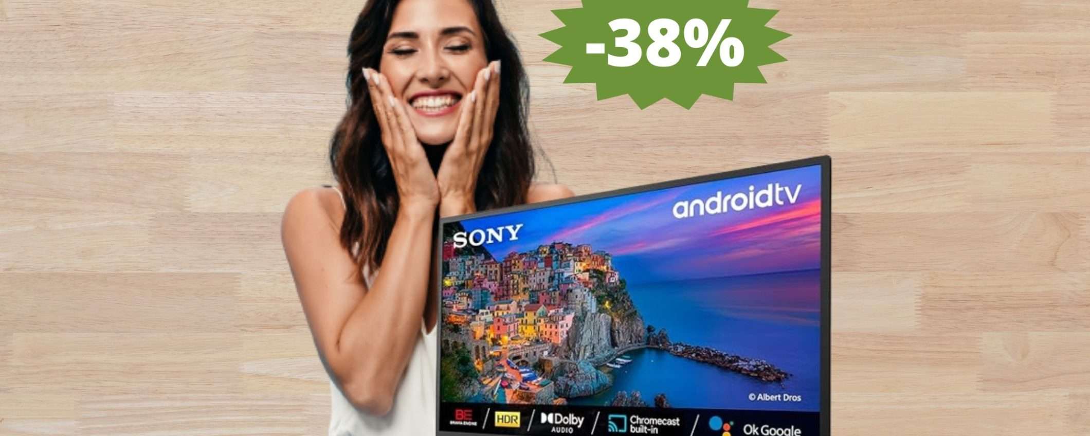 Smart TV Sony BRAVIA: ECCELENZA tecnologica (-38%)