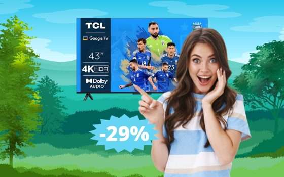 Smart TV TCL: un AFFARE imperdibile con il 29% di sconto