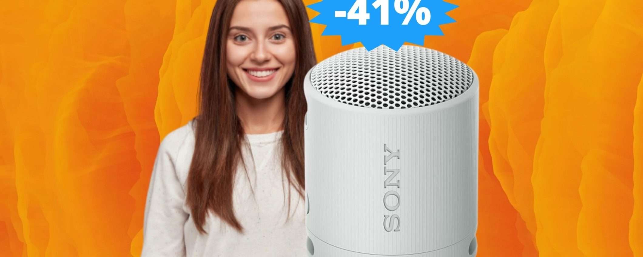 Speaker Sony SRS-XB100: la qualità audio che meriti (-41%)