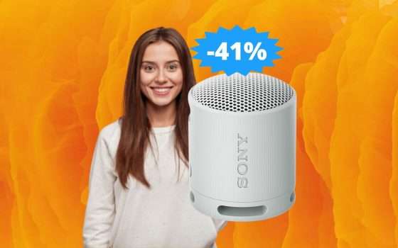 Speaker Sony SRS-XB100: la qualità audio che meriti (-41%)