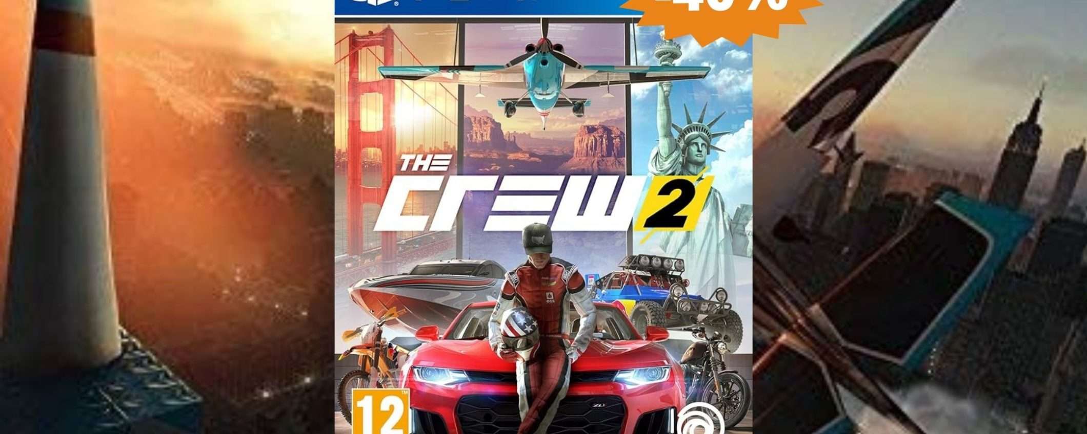 The Crew 2 per PS4: MEGA sconto del 40% su Amazon