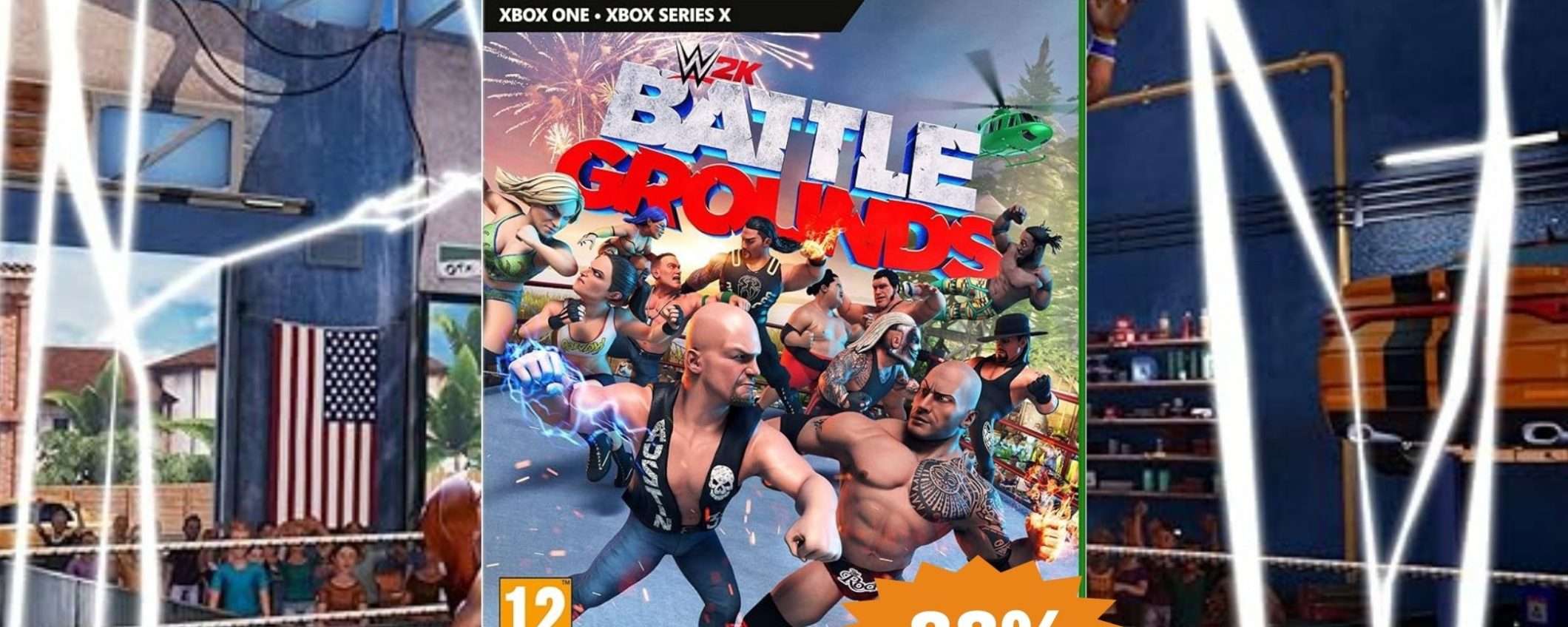 WWE 2K Battlegrounds per Xbox: prezzo BOMBA su Amazon (-88%)