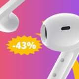 Xiaomi Redmi Buds 4 Lite: alta qualità, in MEGA sconto (-43%)