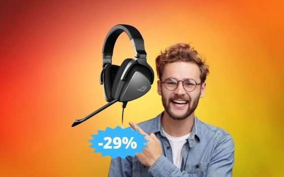 Cuffie da gaming ASUS ROG: SUPER sconto del 29% su Amazon