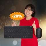 Kit mouse + tastiera Trust Lyra: sconto IMPERDIBILE del 20%