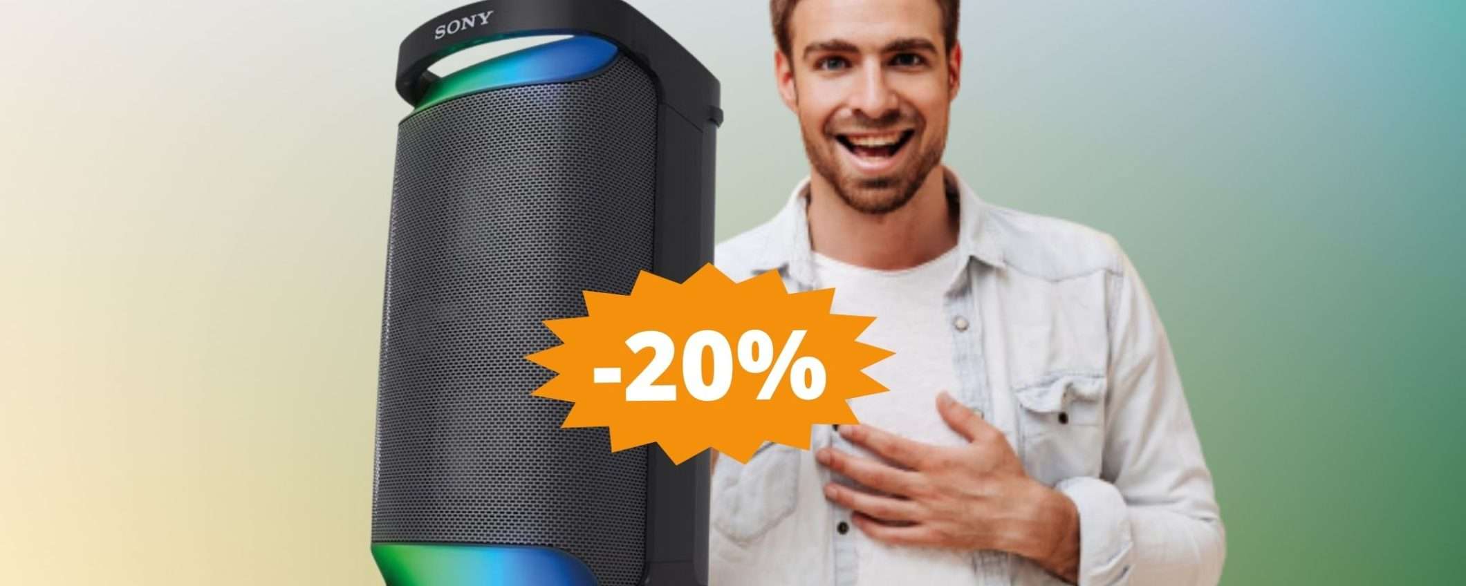 Speaker Sony SRSXP500B: prezzo IRRESISTIBILE su Amazon (-20%)
