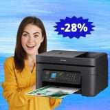 Stampante Epson Workforce: MEGA sconto del 28% su Amazon