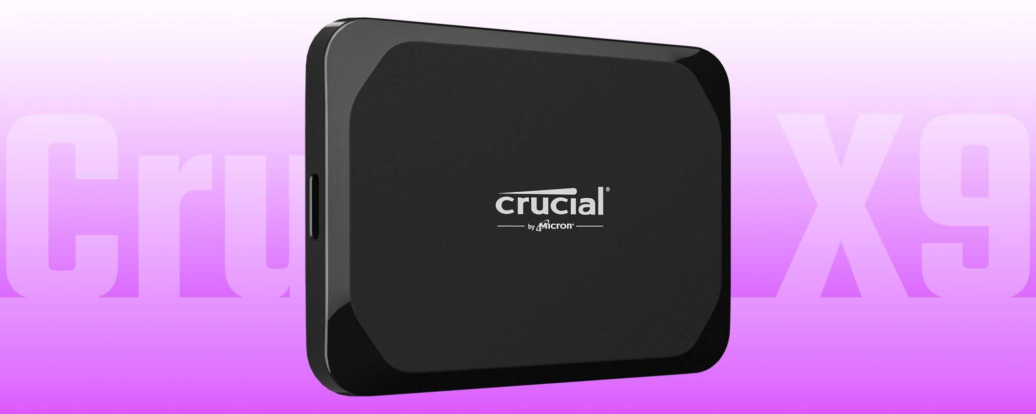 SSD portatile in sconto: l'affare di oggi è Crucial X9