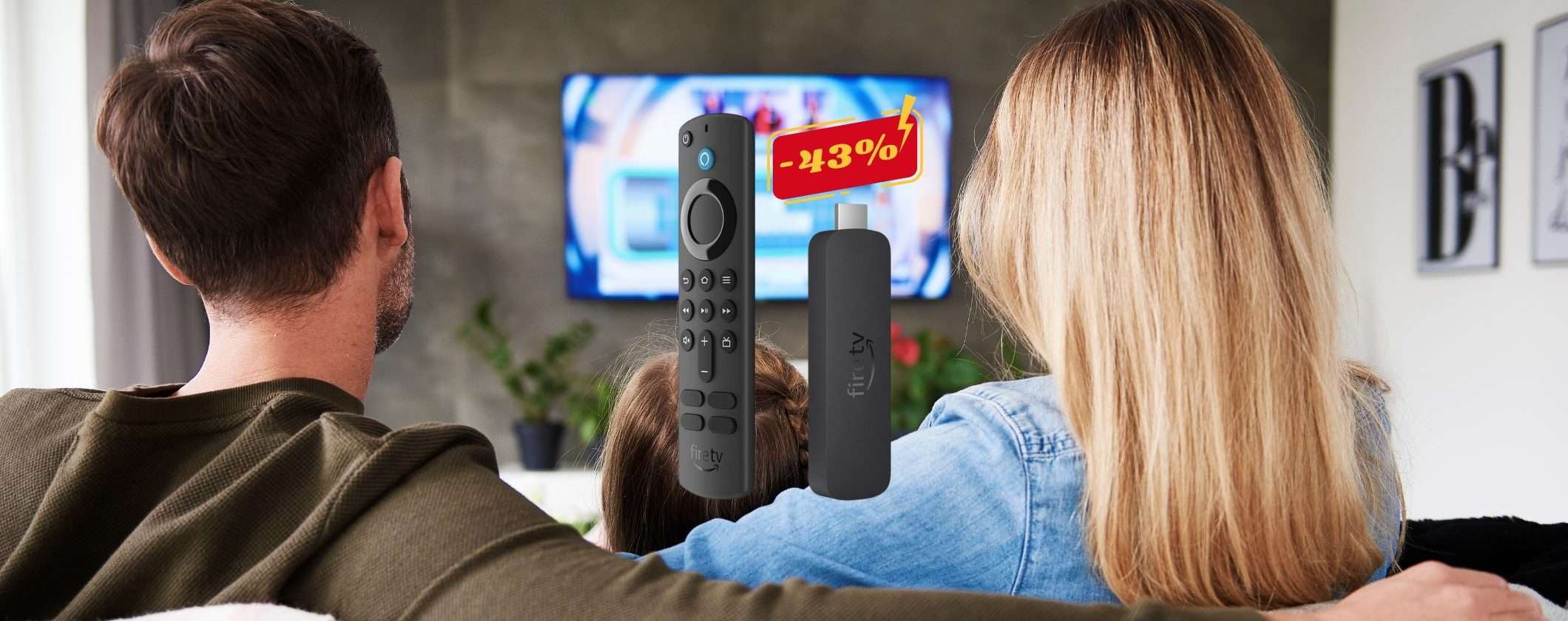 Fire TV Stick 4K: il nuovo modello al 43% di SCONTO su Amazon