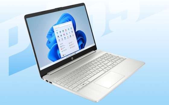 Notebook HP (CPU Intel, Windows 11) a 299€: è TUTTO VERO