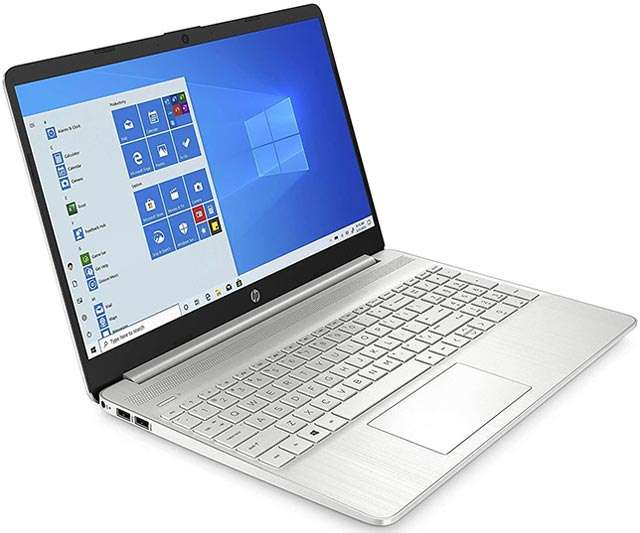 Il notebook HP 15s con display Full HD da 15,6 pollici
