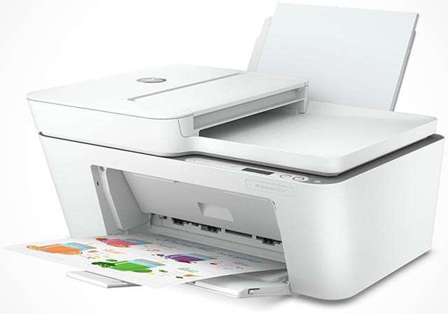 La stampante a getto d'inchiostro HP DeskJet 4120e con connettività Wi-Fi