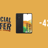 Samsung Galaxy A33 5G in MEGA sconto del 42% a soli 218€