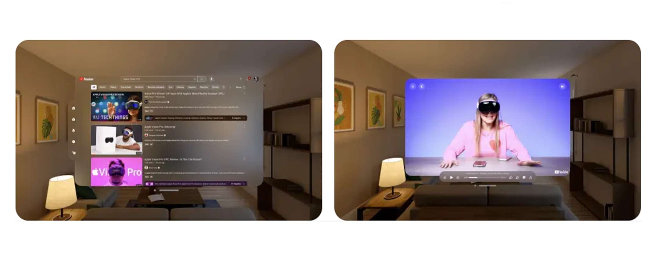 Juno è la nuova app YouTube per Vision Pro di Apple