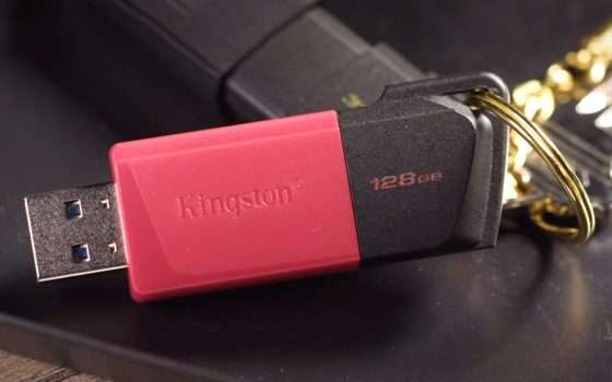 Kingston, pendrive 128 GB USB 3.2 a SOLI 10€: SCONTO 34%