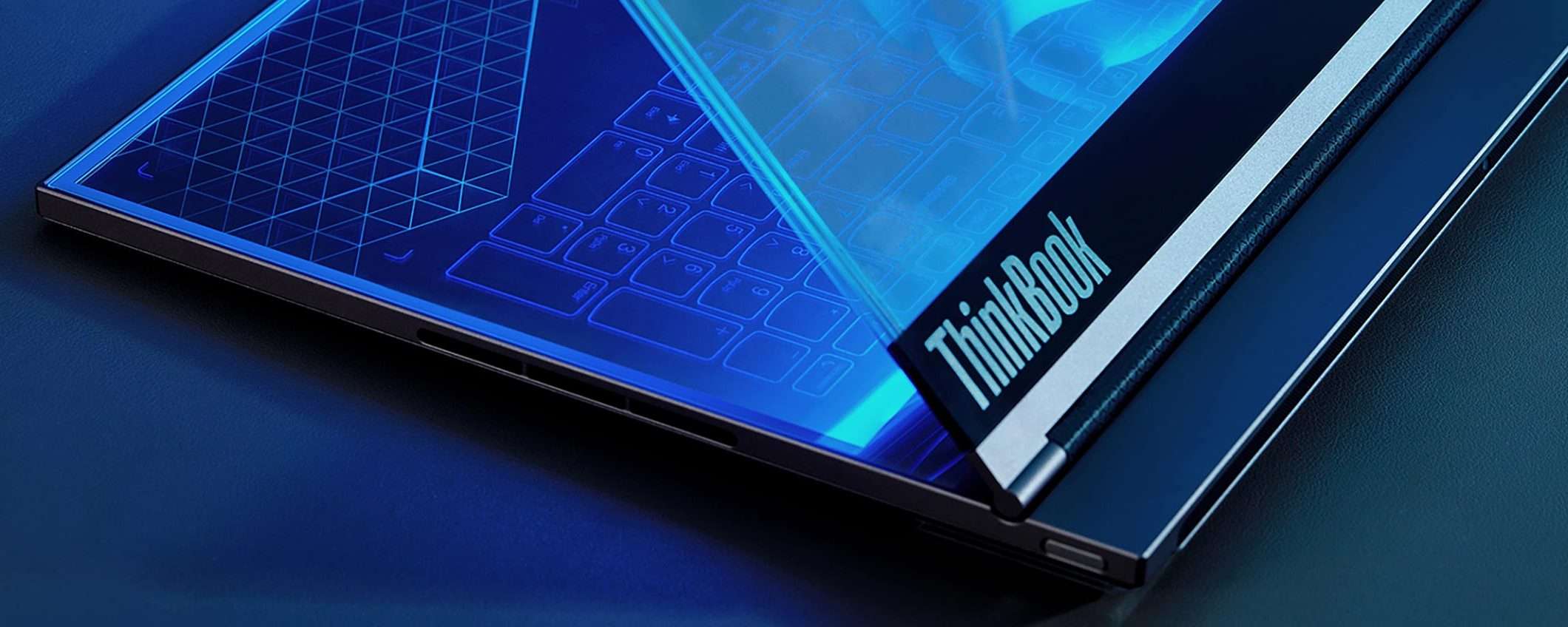 Il notebook Lenovo con display trasparente è una realtà