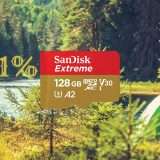 MicroSD SanDisk Extreme: 128GB al 41% di SCONTO