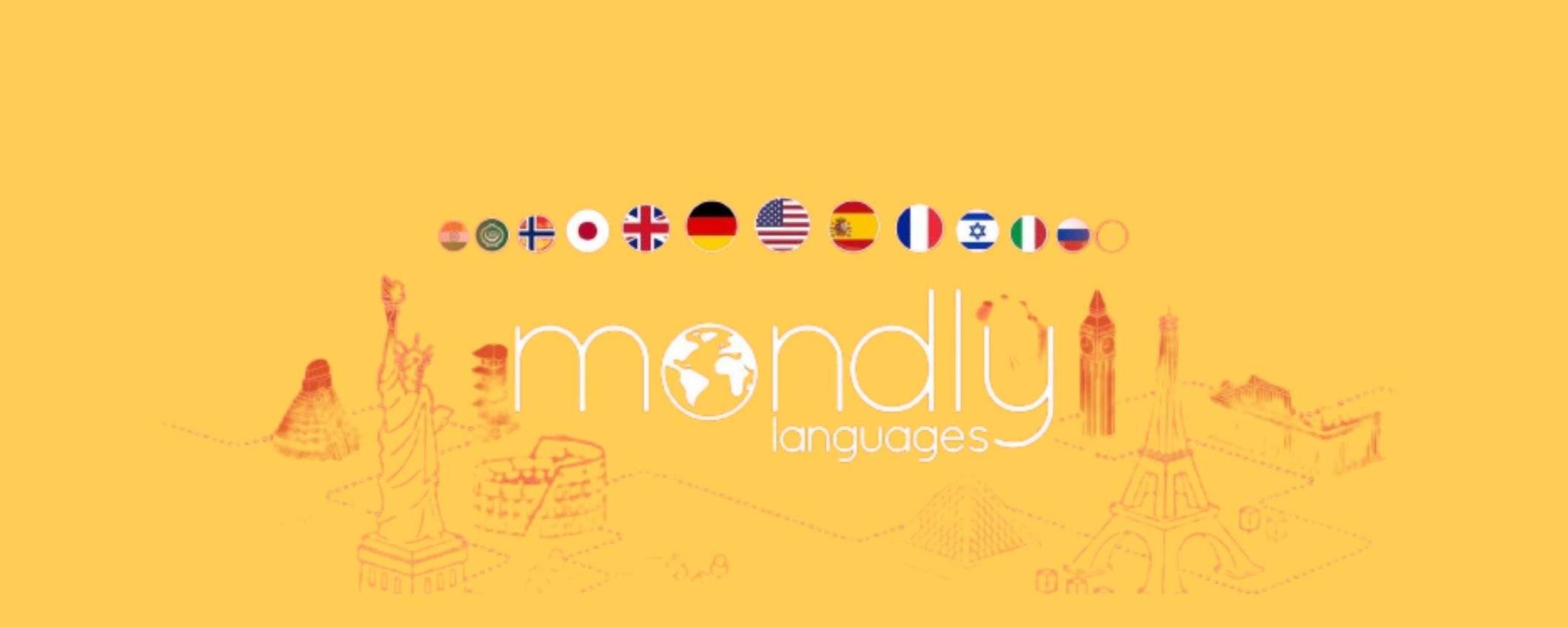 Con Mondly impari le lingue dove e quando vuoi: oggi a -95%