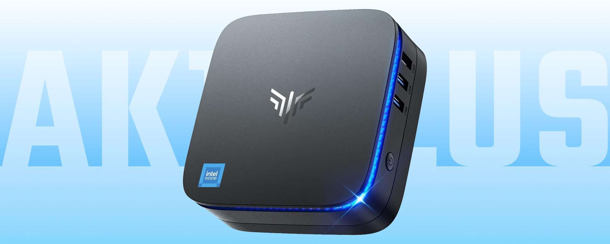 Mini PC W11 con CPU Intel, 16/512GB a PREZZO STRACCIATO
