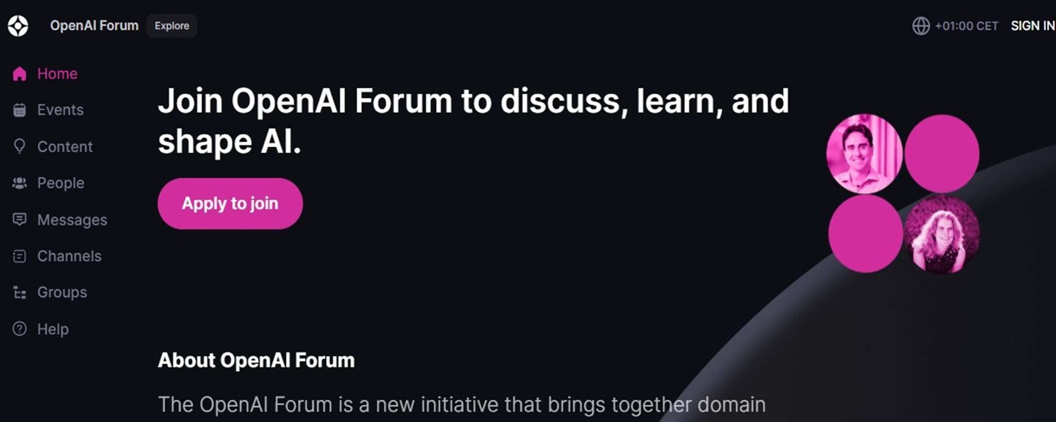 OpenAI lancia forum su invito: come partecipare