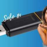 Pen Drive Kingston 128GB a soli 8€: da acquistare SUBITO