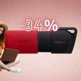 Pen Drive USB Kingston al 34% di SCONTO su Amazon