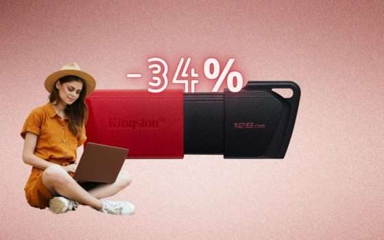 Pen Drive USB Kingston al 34% di SCONTO su Amazon