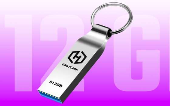 Pendrive 512 GB a PREZZO STRACCIATO: 16€ ed è tua