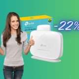 Router TP-Link WiFi 4G al 22% di SCONTO su Amazon