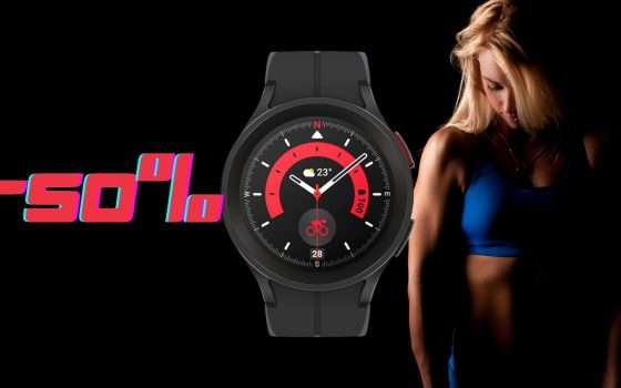 Samsung Galaxy Watch5 Pro a METÀ PREZZO su Amazon